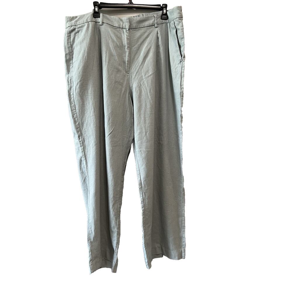 Old Navy Women's Wide Leg Pants - Light Gray